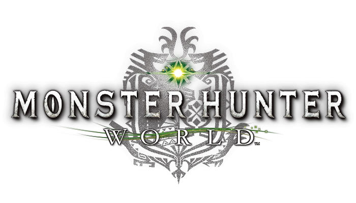 The logo for the video game Monster Hunter World